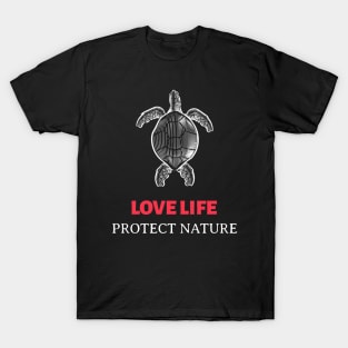 LOVE LIFE PROTECT NATURE No. 1 T-Shirt